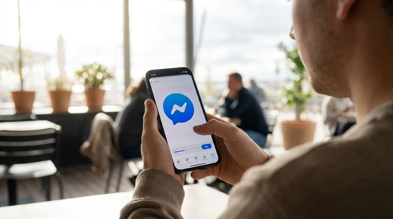 How to Get the Facebook Messenger App illustration