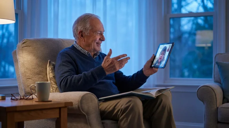 How to Read Bedtime Stories to Grandchildren Over Video Call - guide