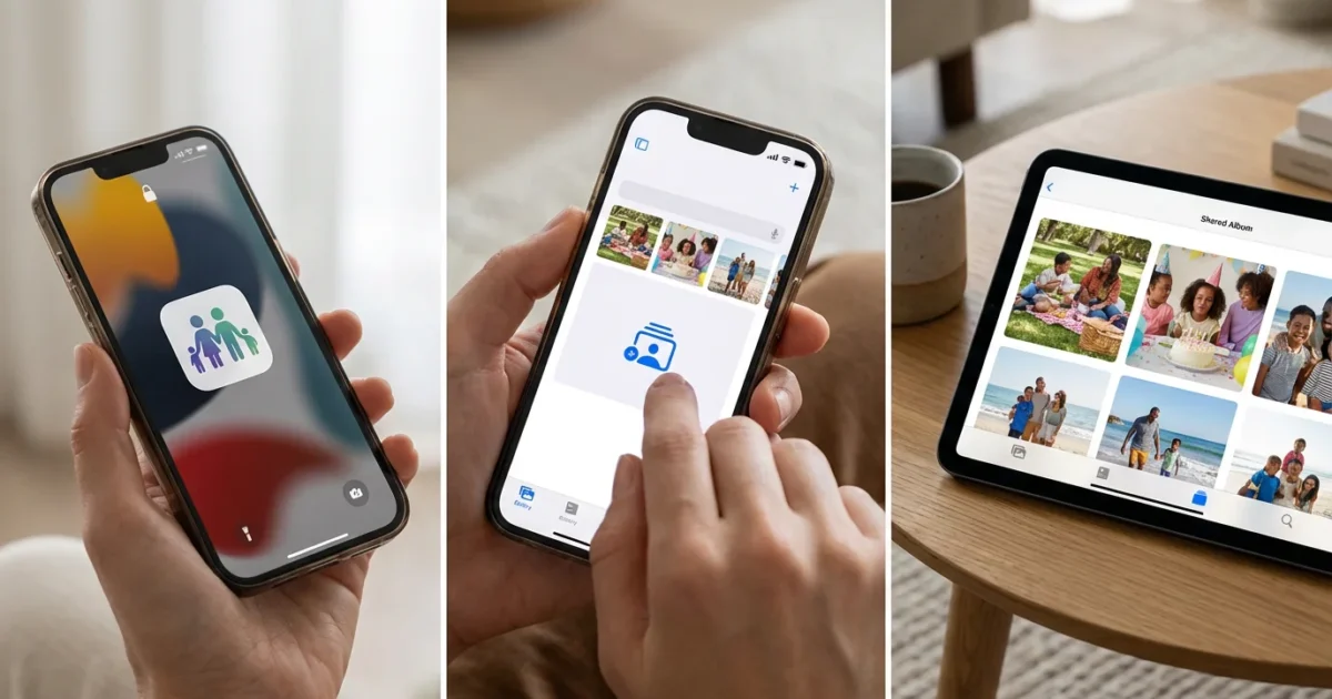 How to See Your Family Photos on a Shared Album - guide