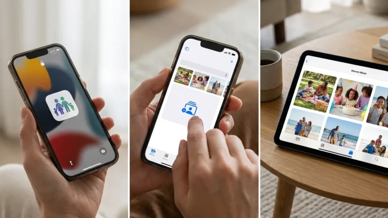 How to See Your Family Photos on a Shared Album - guide