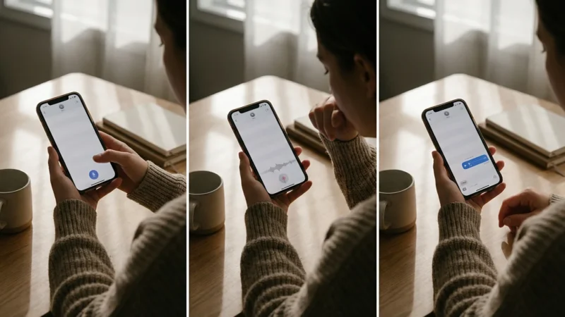 How to Send Voice Messages Instead of Typing - guide