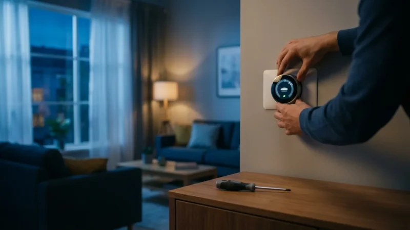 How to Set Up a Smart Thermostat (Nest, Ecobee) - guide