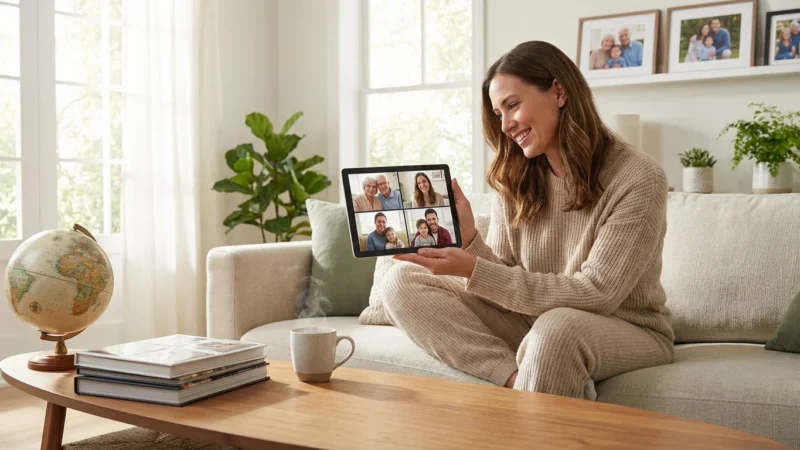 How to Stay Connected When Family Lives Far Away - guide