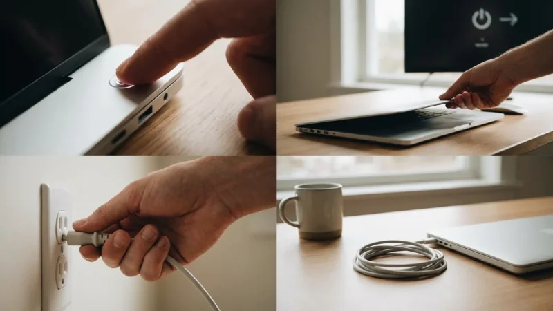 How to Turn On and Shut Down Your Computer Safely - guide