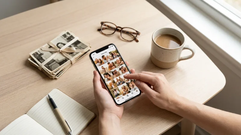 How to Use Instagram to See Family Photos - guide