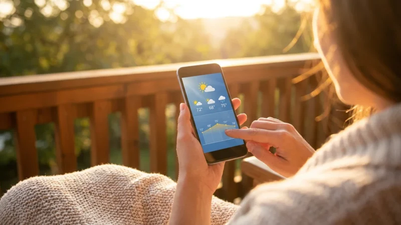 How to Use the Weather App on Your Phone - guide