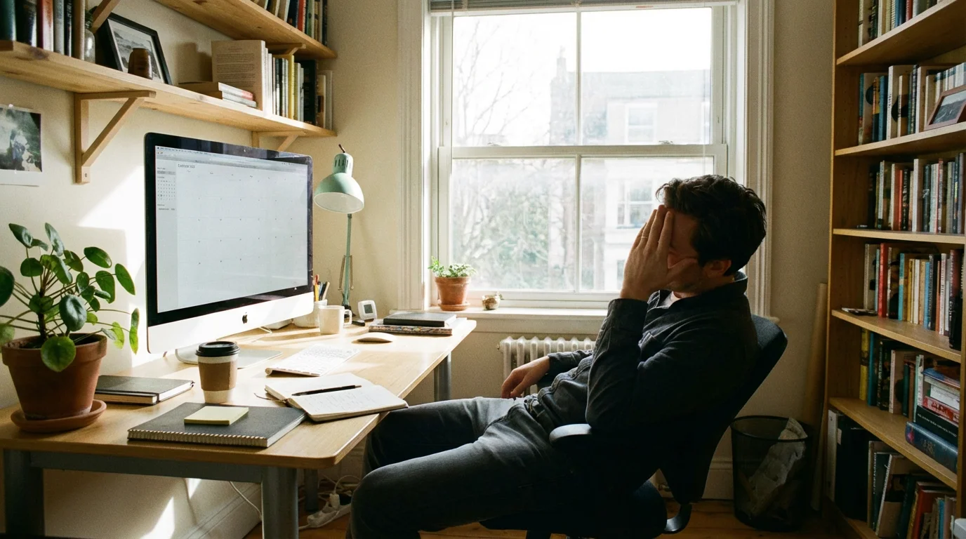 "I accidentally deleted an event." illustration