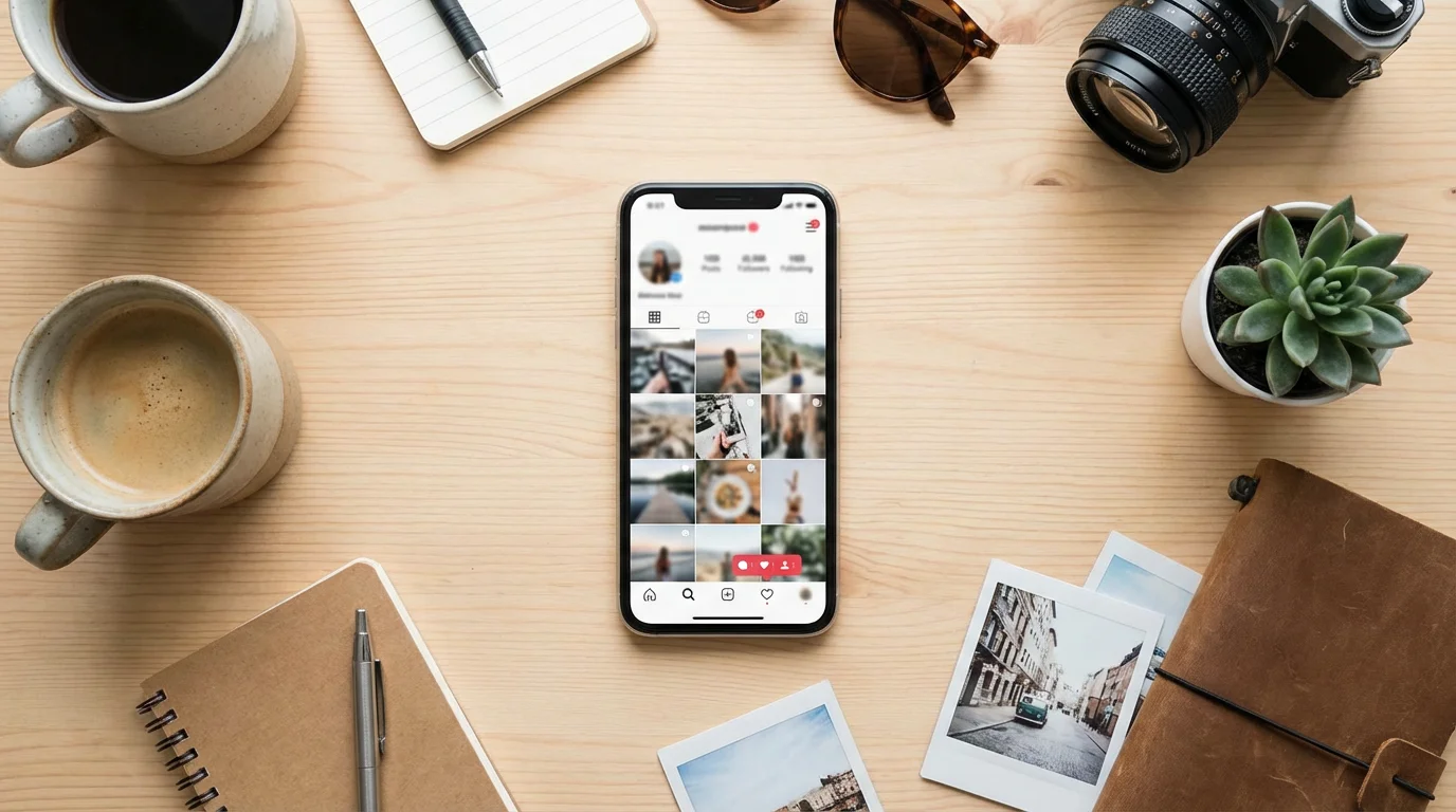 Instagram illustration