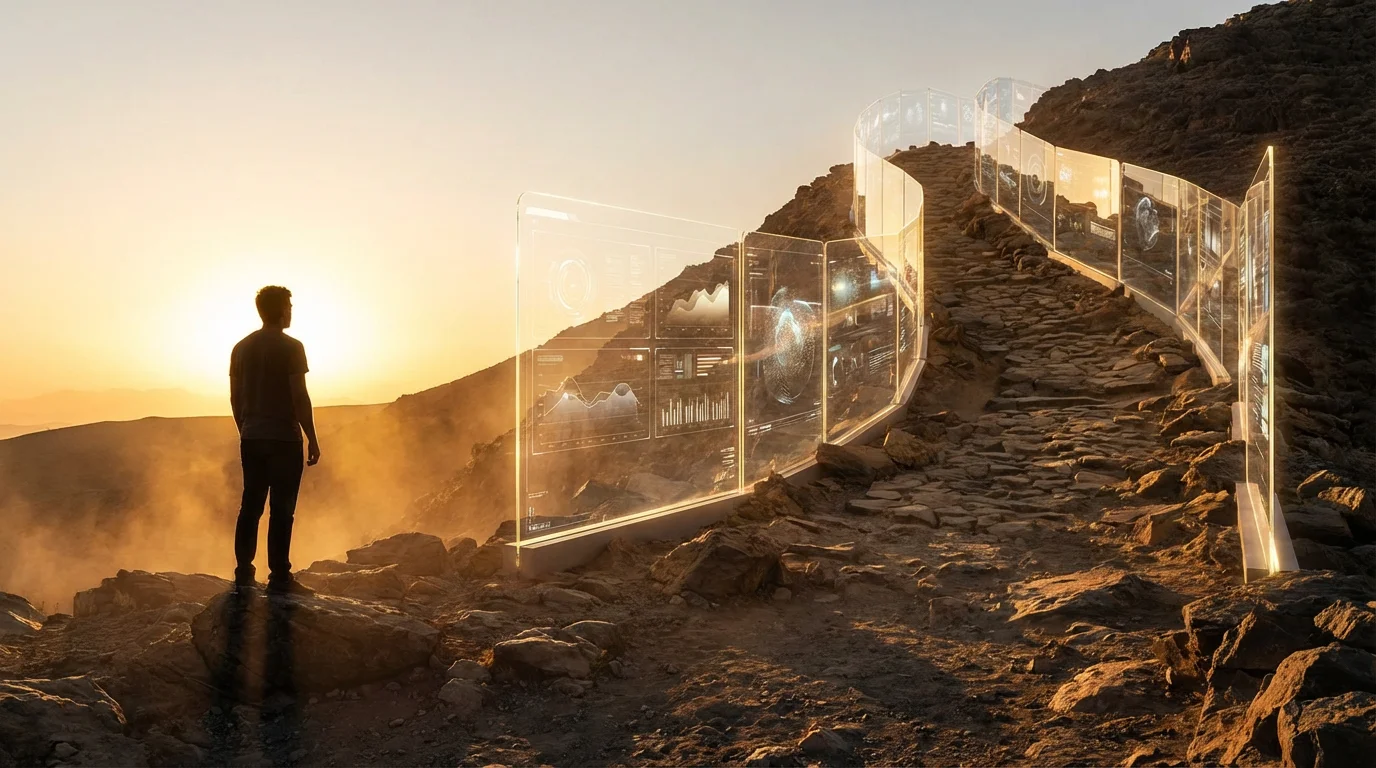 Interface and Learning Curve illustration