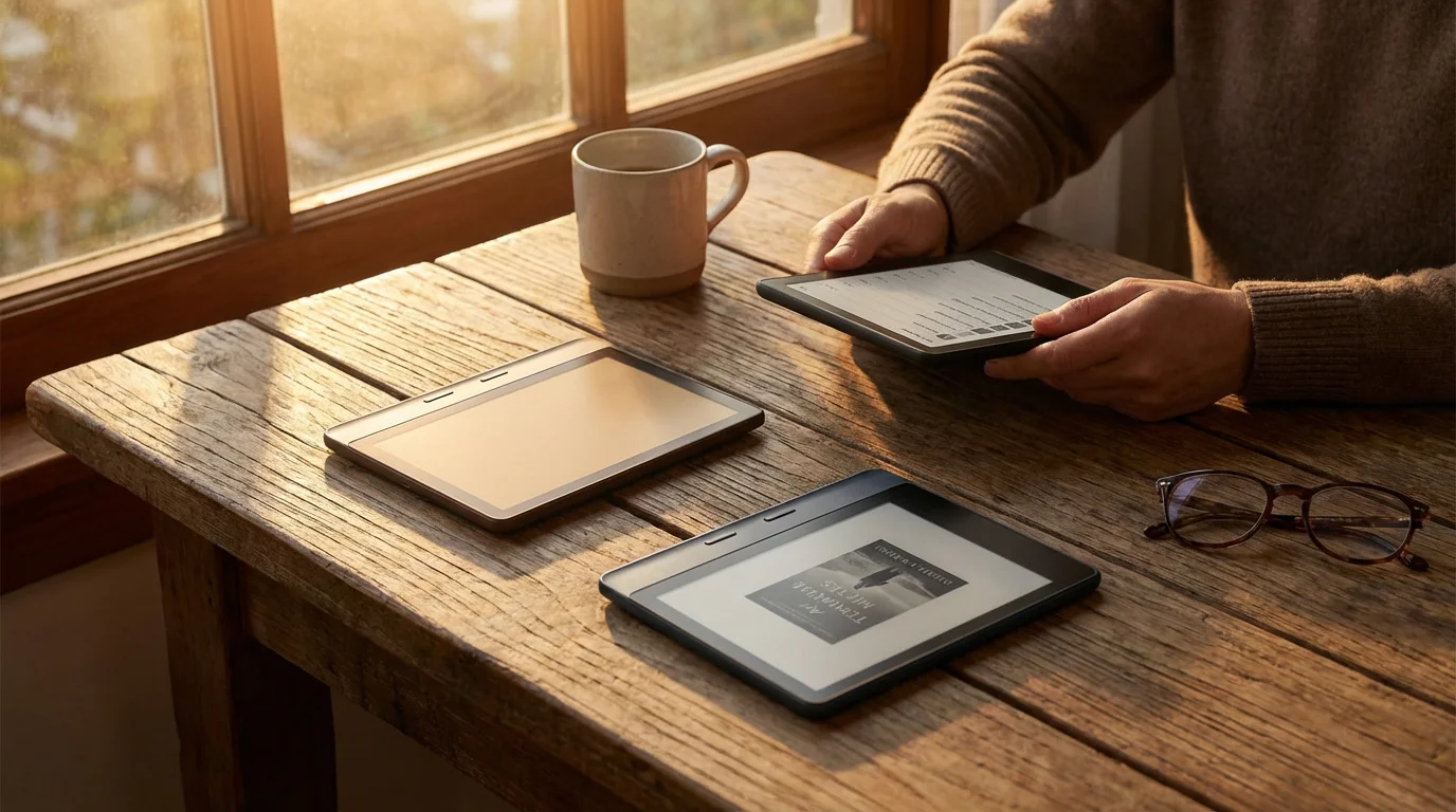 Key Features to Compare Across E-Readers illustration