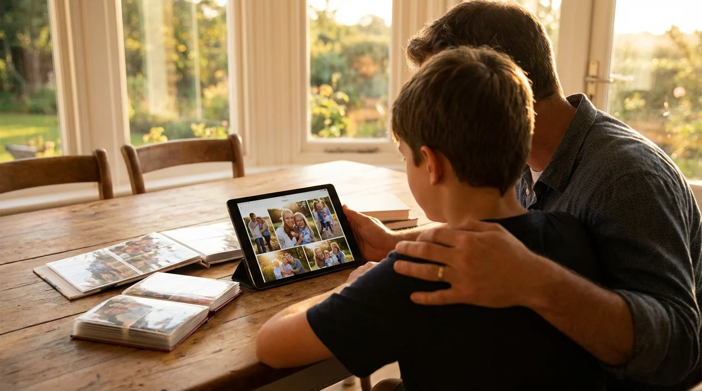 Making the Most of Your Shared Family Photos illustration