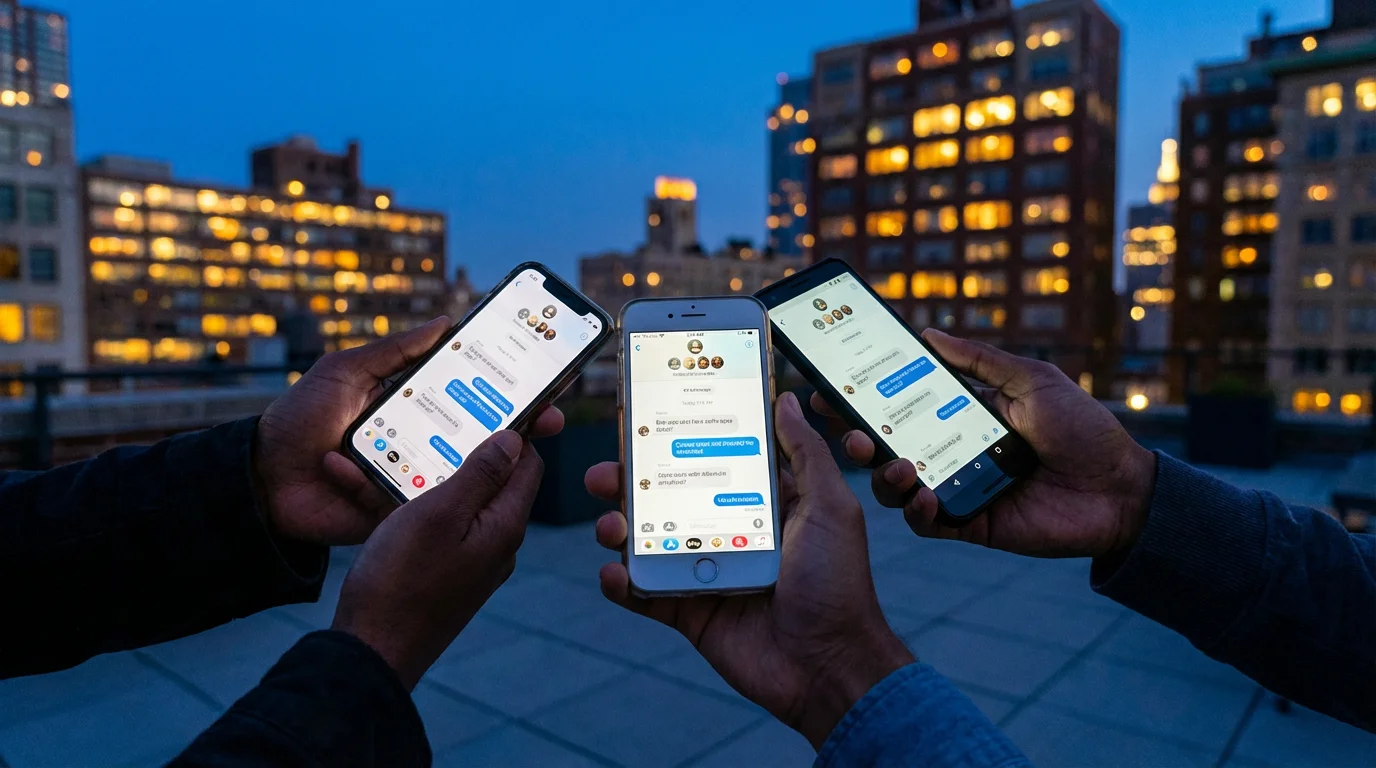 Method 1: Creating an SMS Text Message Group Chat (for all phones) illustration