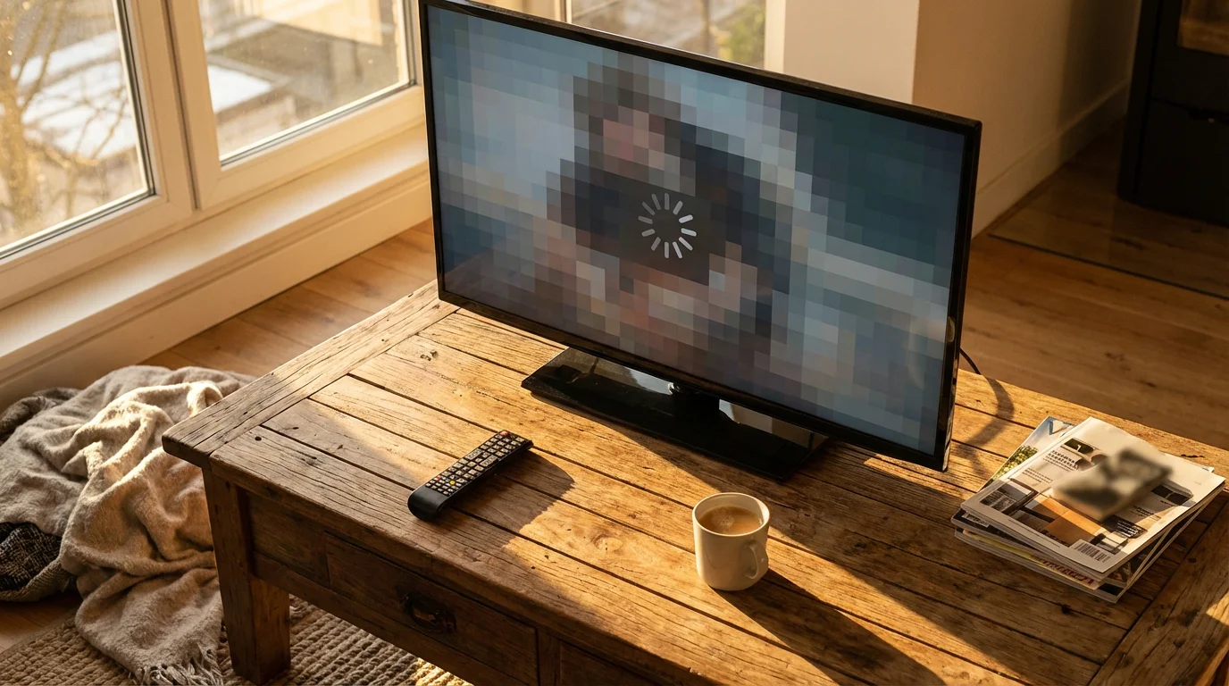 "My Netflix is buffering, or the picture quality is poor." illustration