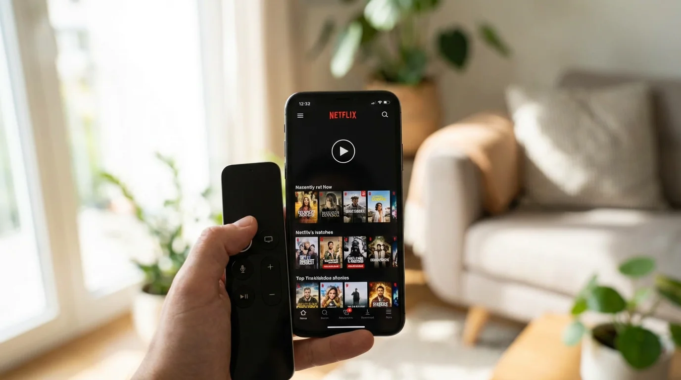 Navigating Netflix: Finding and Watching Shows illustration