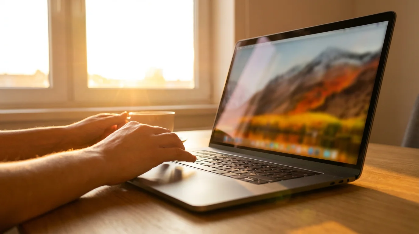 On a Computer (Desktop or Laptop) illustration