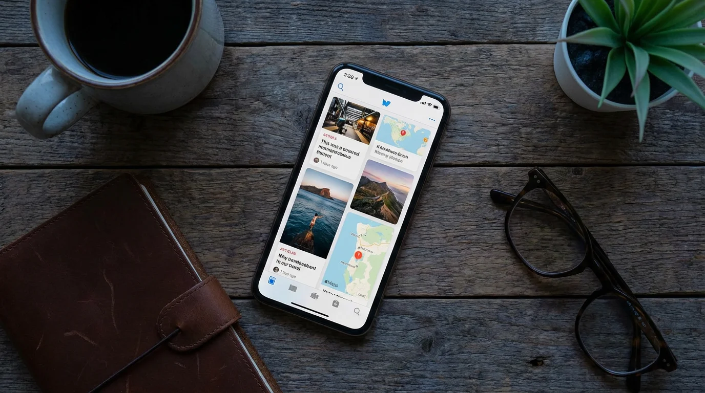 On an iPhone: illustration