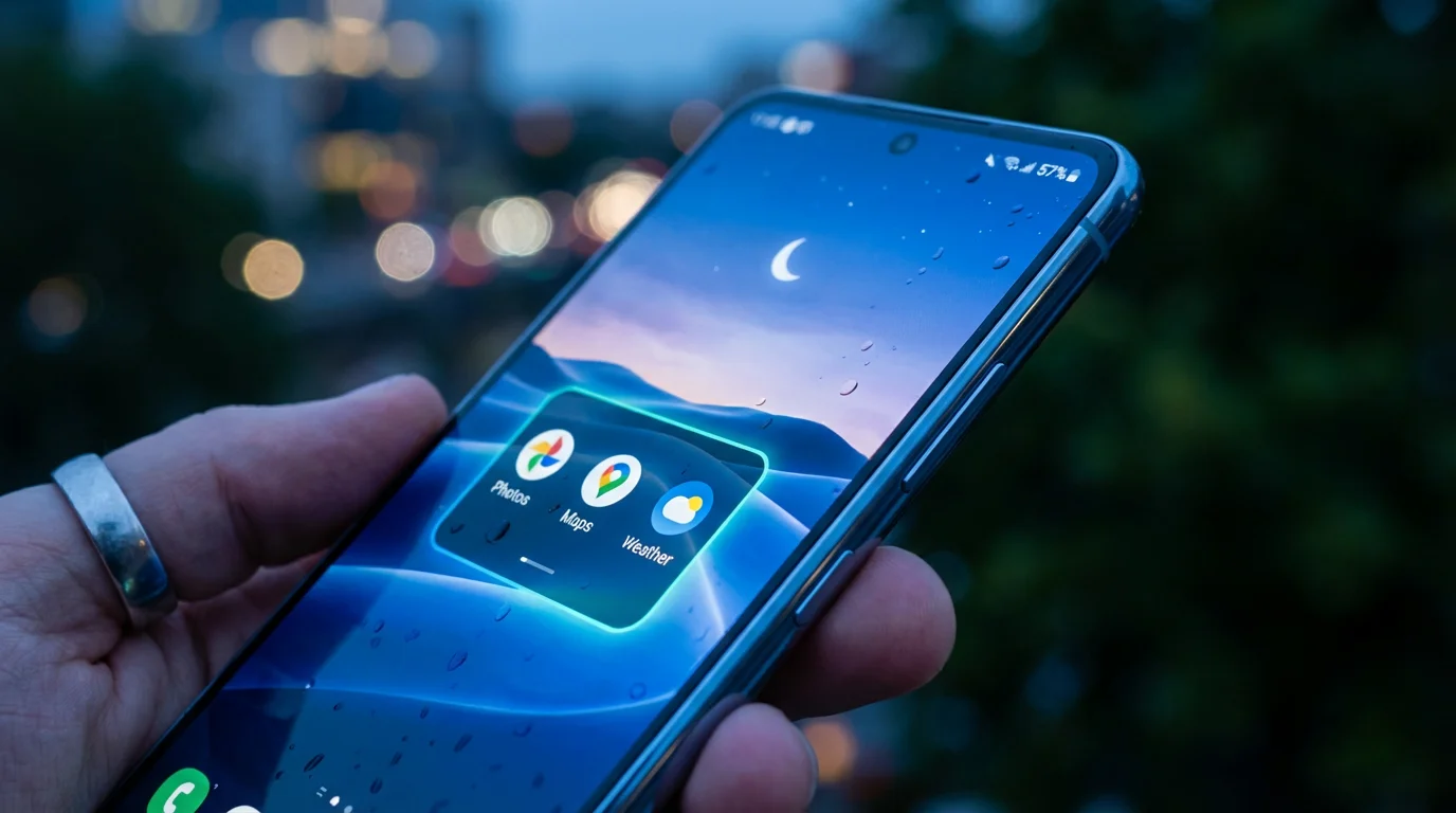 On Your Android Phone or Tablet: illustration