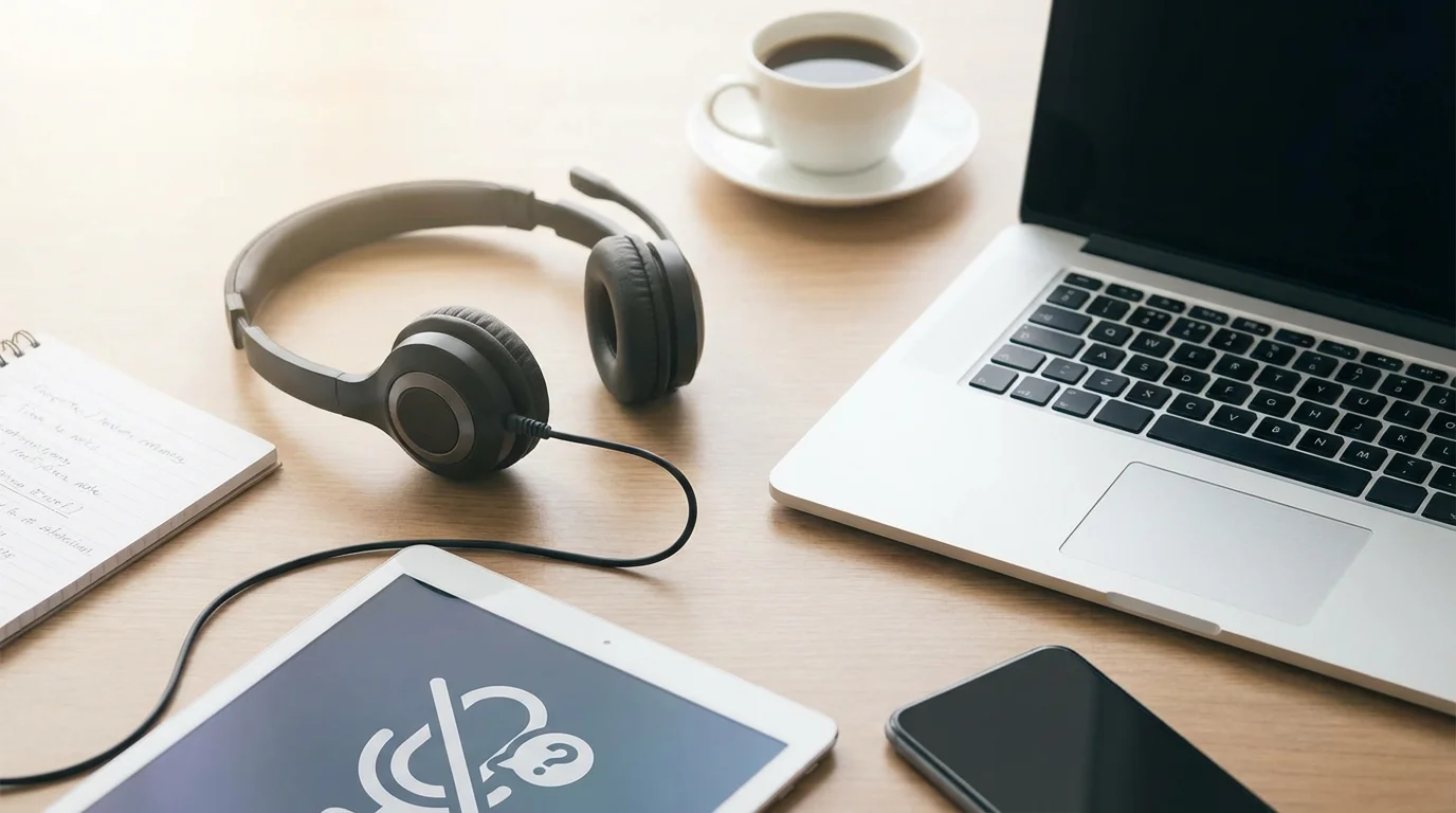 Operator Cannot Hear You or You Cannot Hear Operator illustration