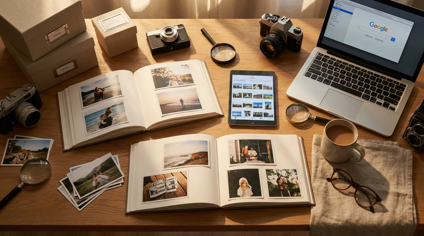 Organizing Your Photos with Albums and Search illustration