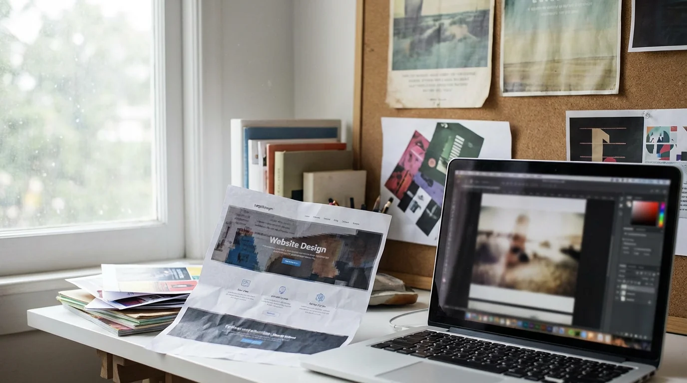 Poor Design and Low-Quality Images illustration