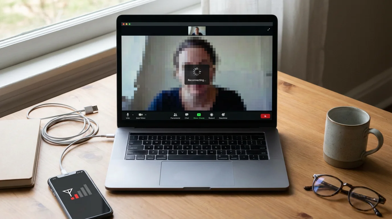 Poor Video Call Quality illustration