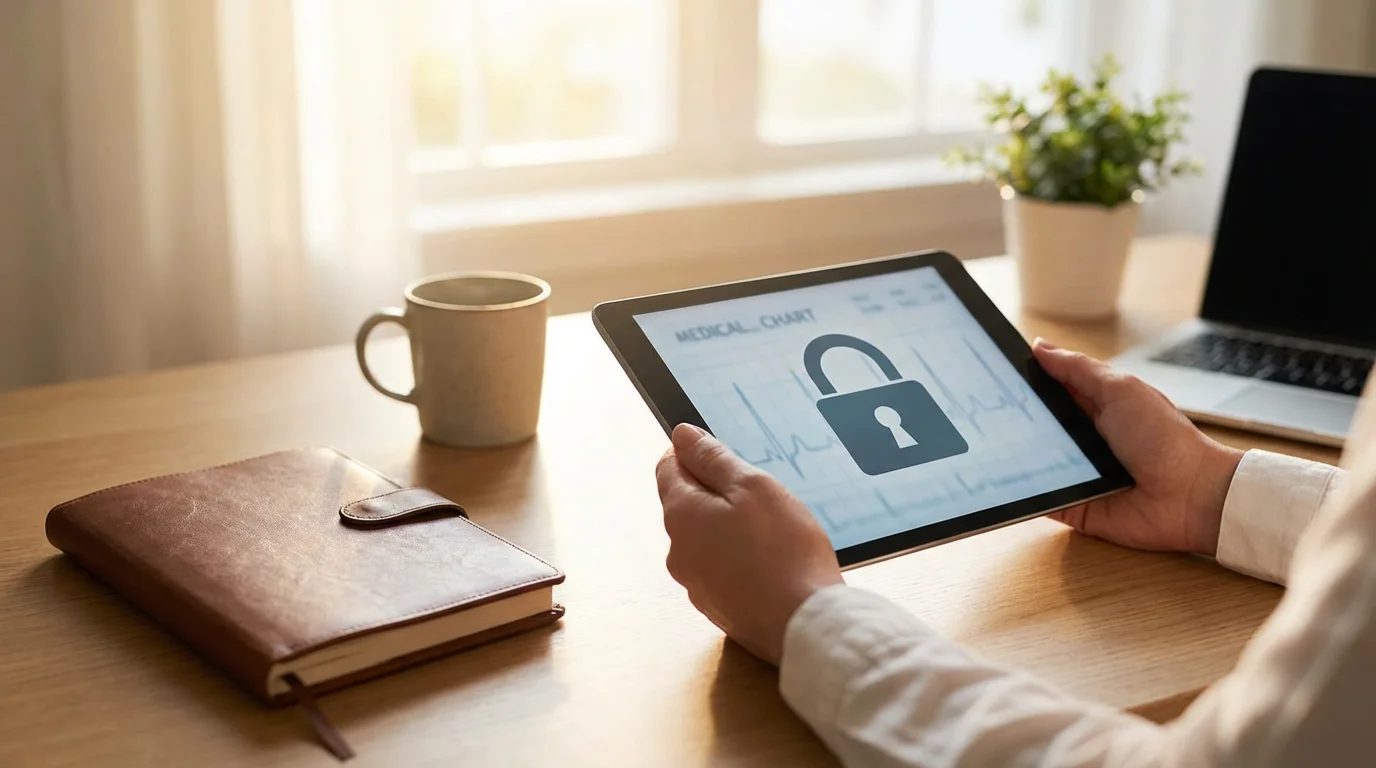 Privacy and Security Considerations for Your Health Data illustration