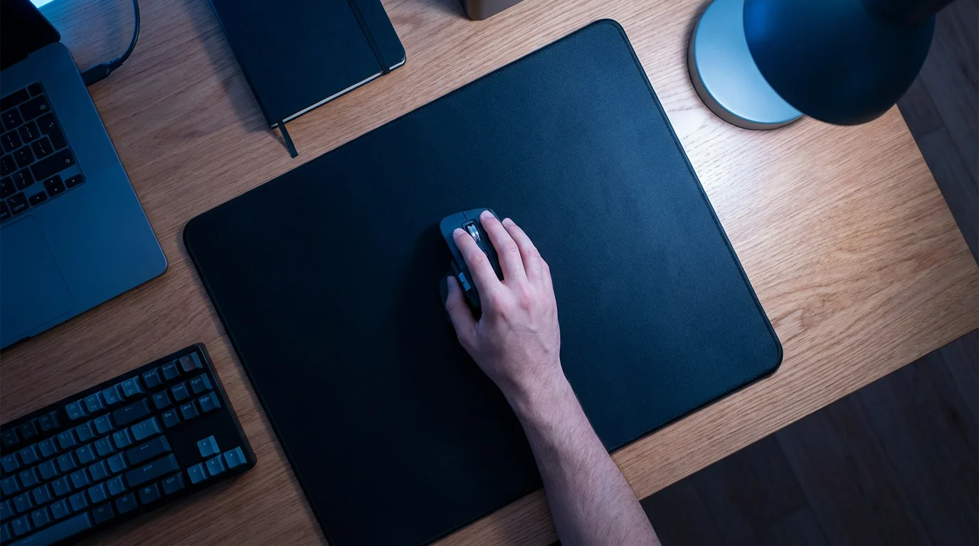 Proper Mouse Grip and Movement illustration