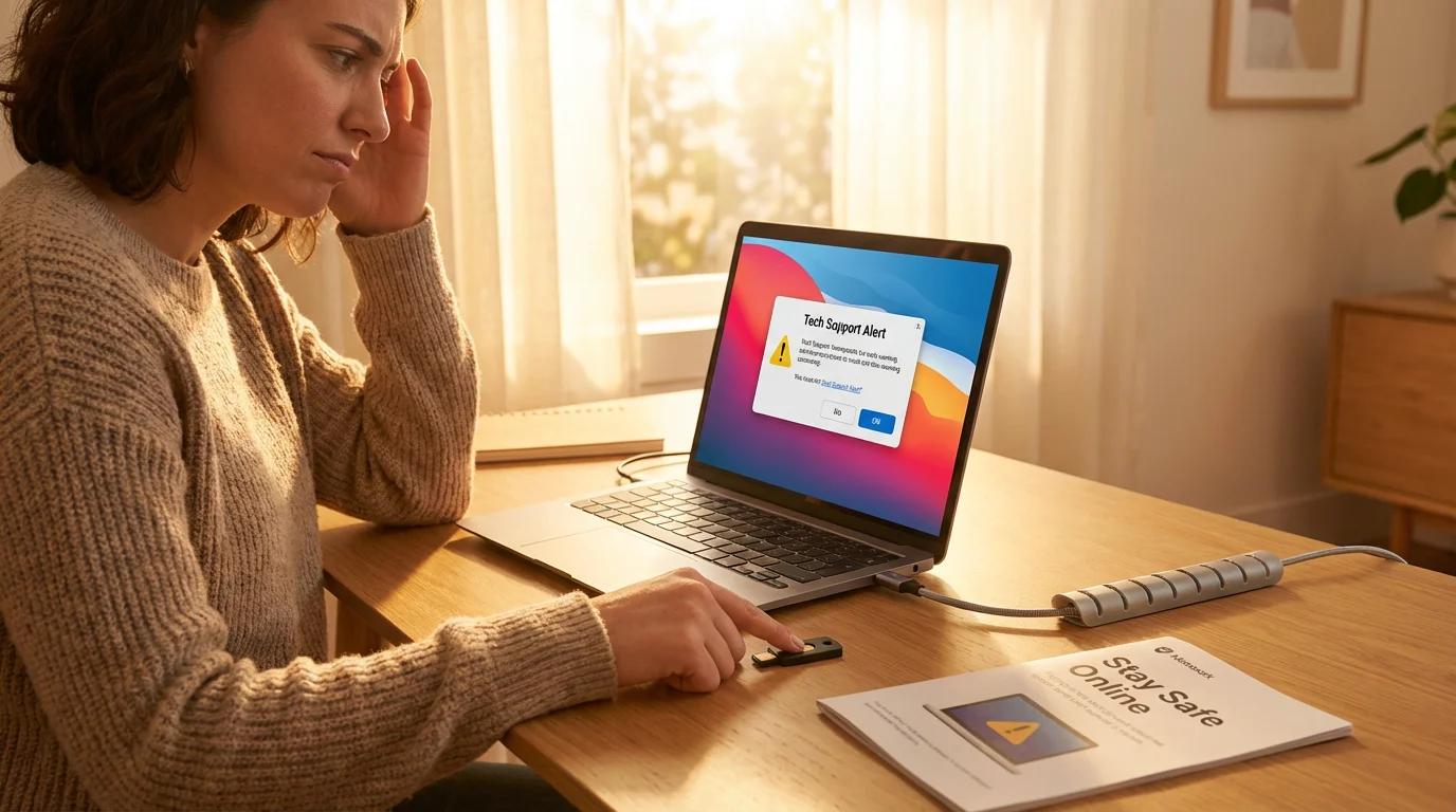 Protecting Yourself from Future Tech Support Scams illustration