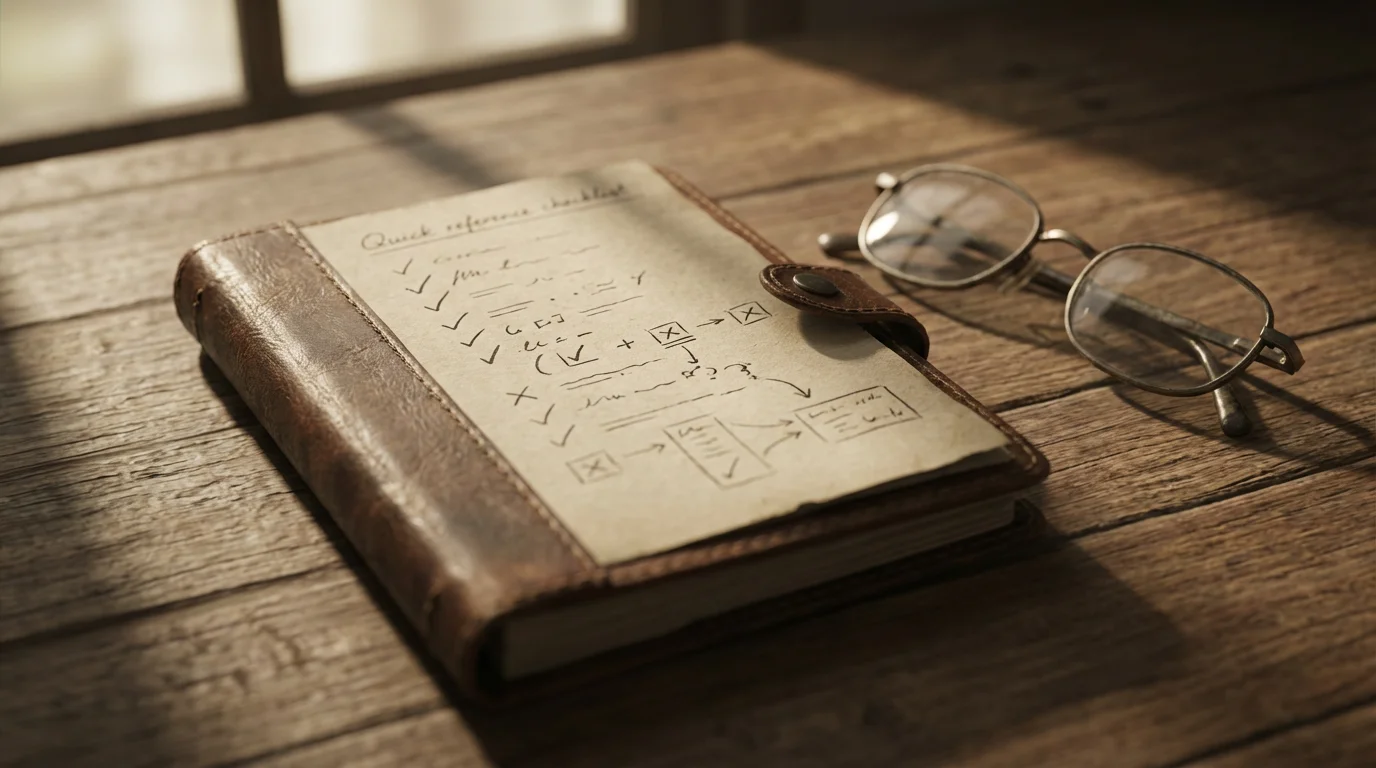 Quick Reference Checklist illustration