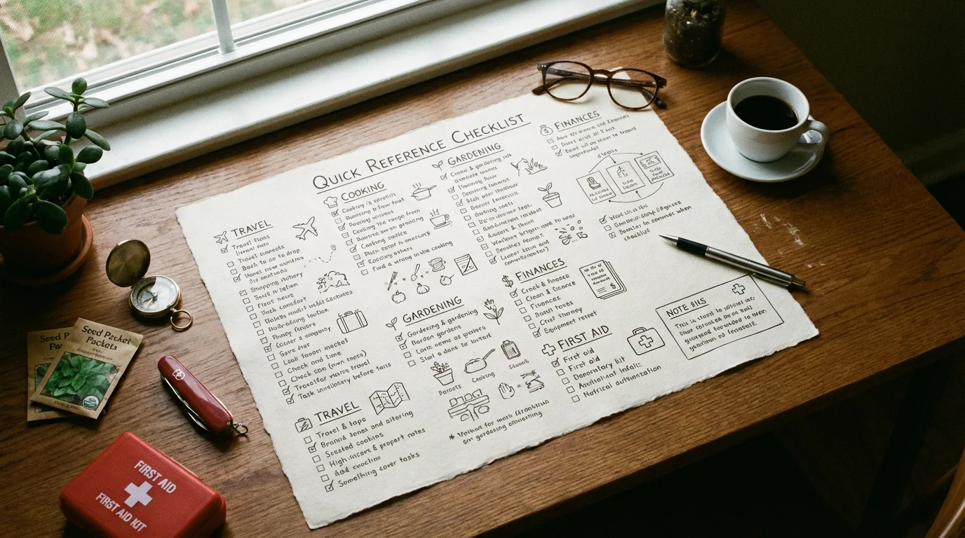 Quick Reference Checklist illustration