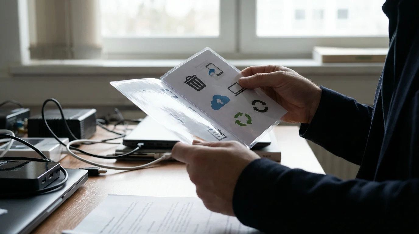 Quick Reference Guide for Freeing Up Space illustration