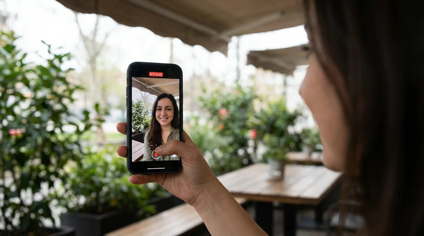 Recording a Video Message on Your iPhone (iOS) illustration