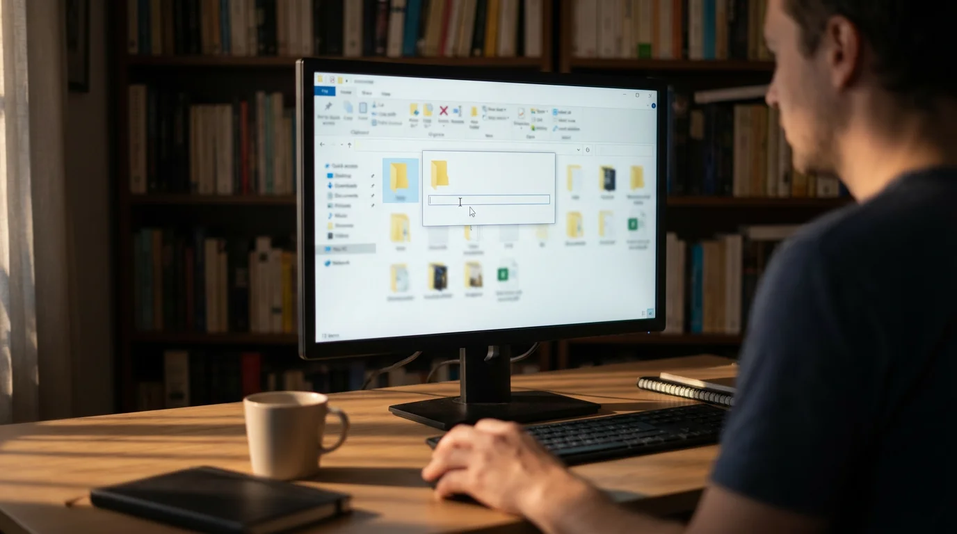 Renaming Files or Folders illustration