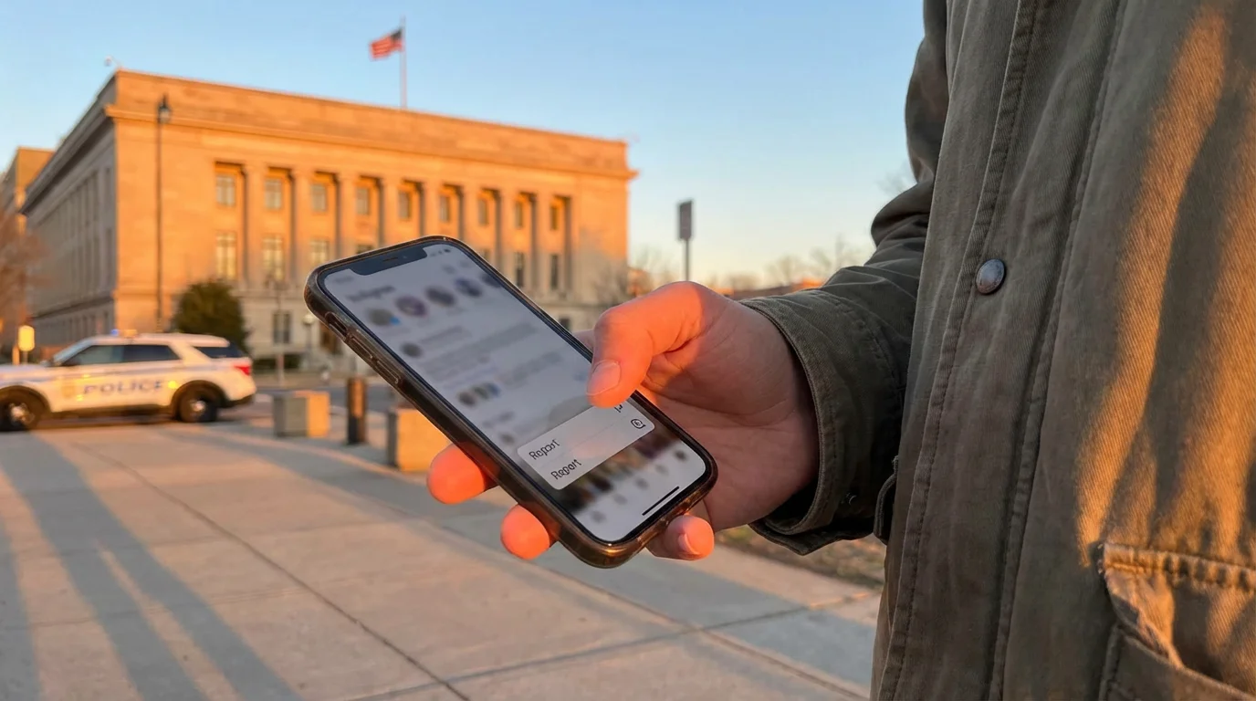 Reporting Social Media Scams to Authorities illustration