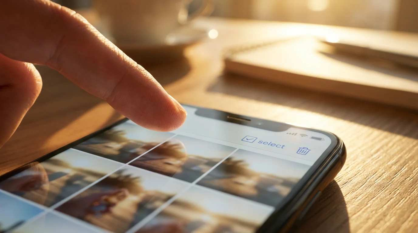 Reviewing and Deleting Unwanted Photos and Videos illustration
