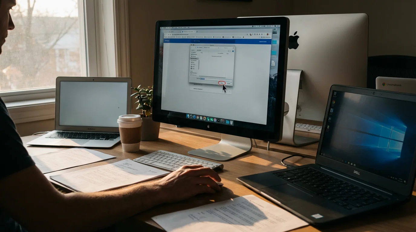 Saving a File from Your Web Browser (Windows, macOS, Chrome OS) illustration