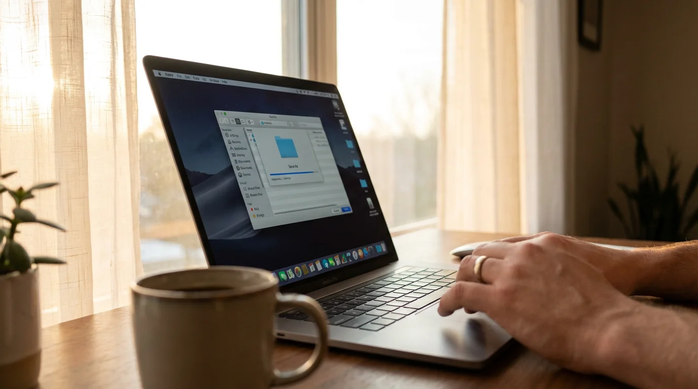 Saving a New Document (macOS) illustration