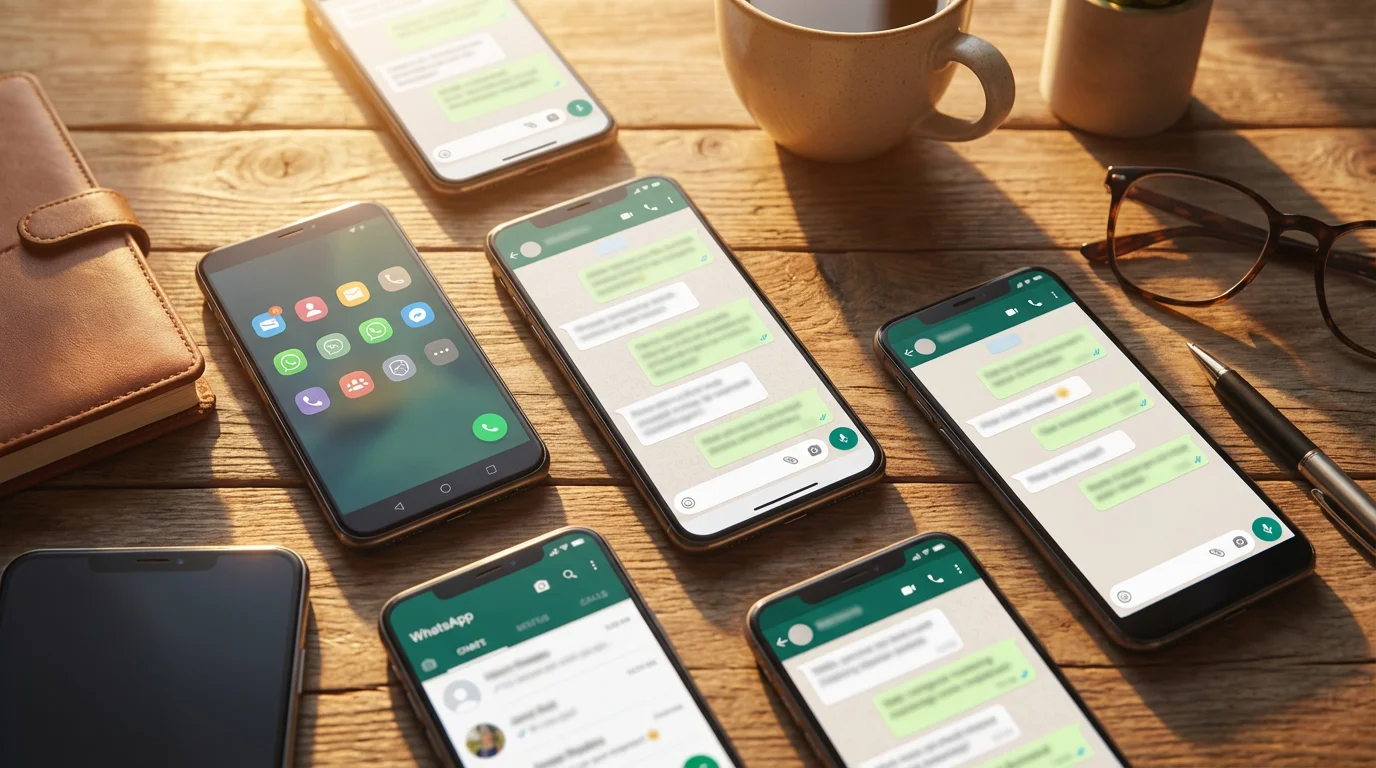 Sending Messages with WhatsApp illustration