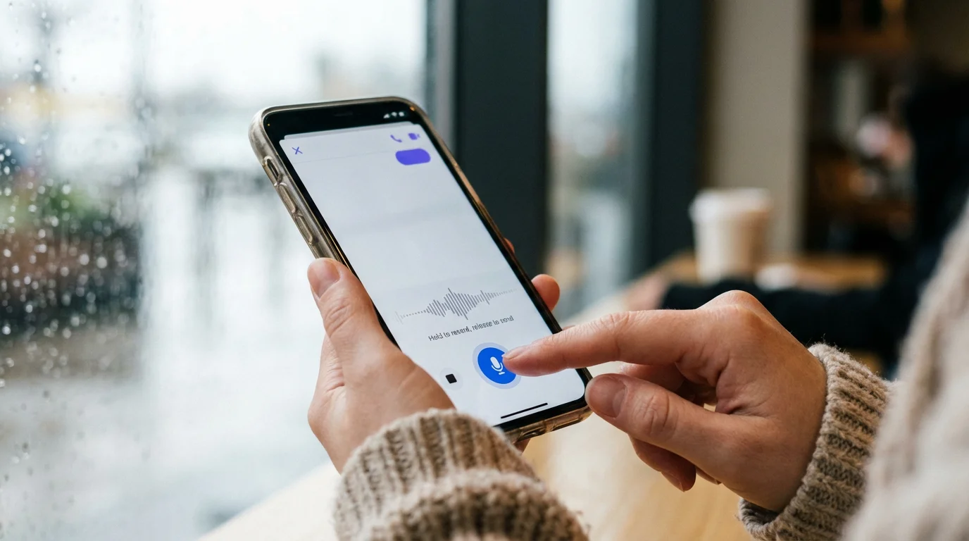 Sending Voice Messages on Facebook Messenger illustration