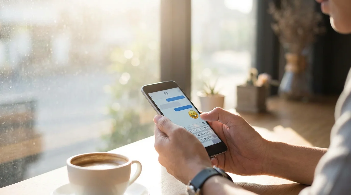 Sending Your First Emoji illustration