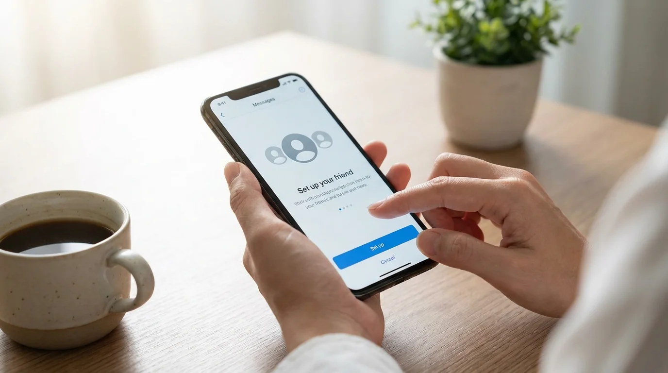 Setting Up Your Messenger Account illustration
