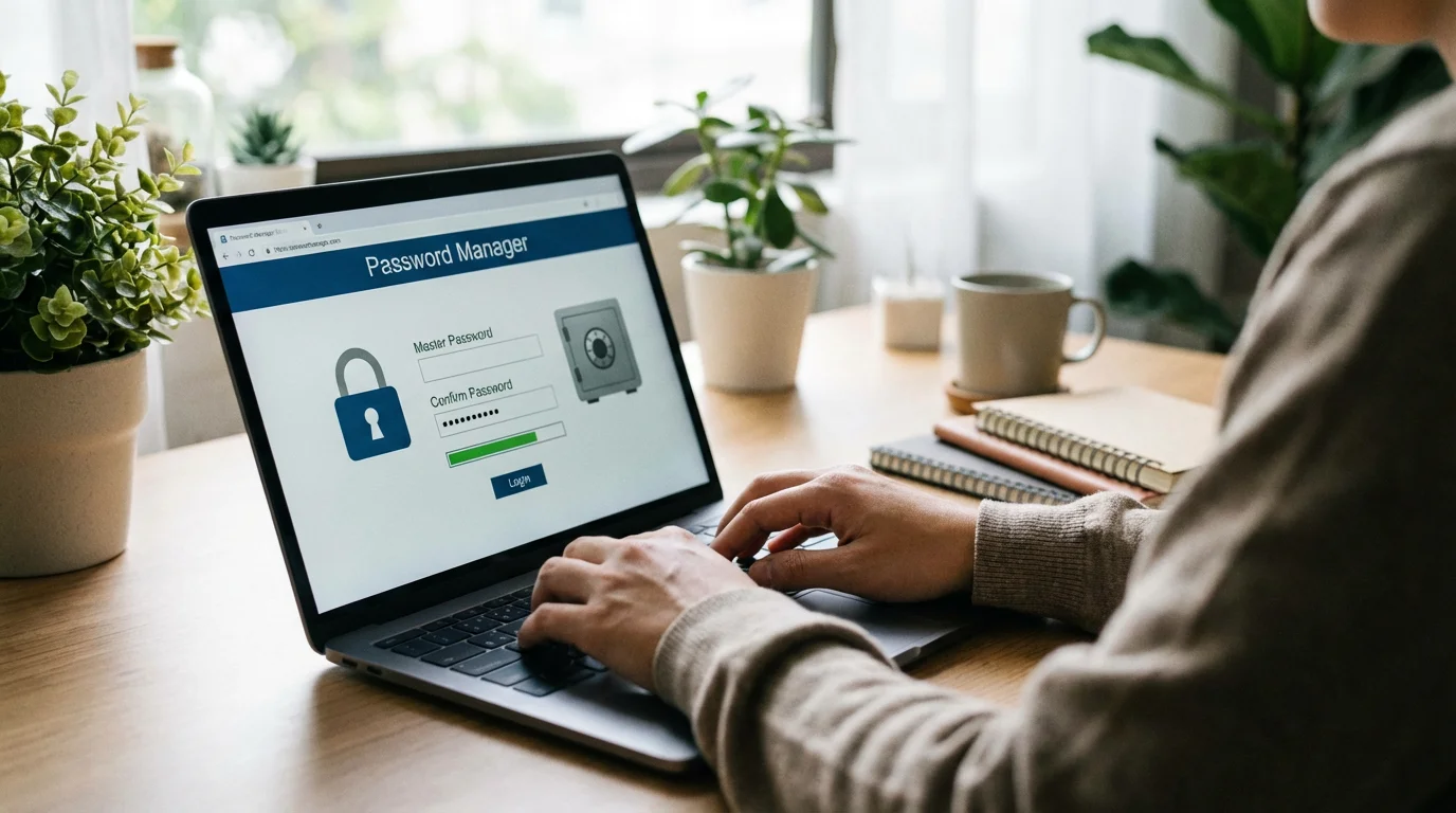Setting Up Your Password Manager Account illustration