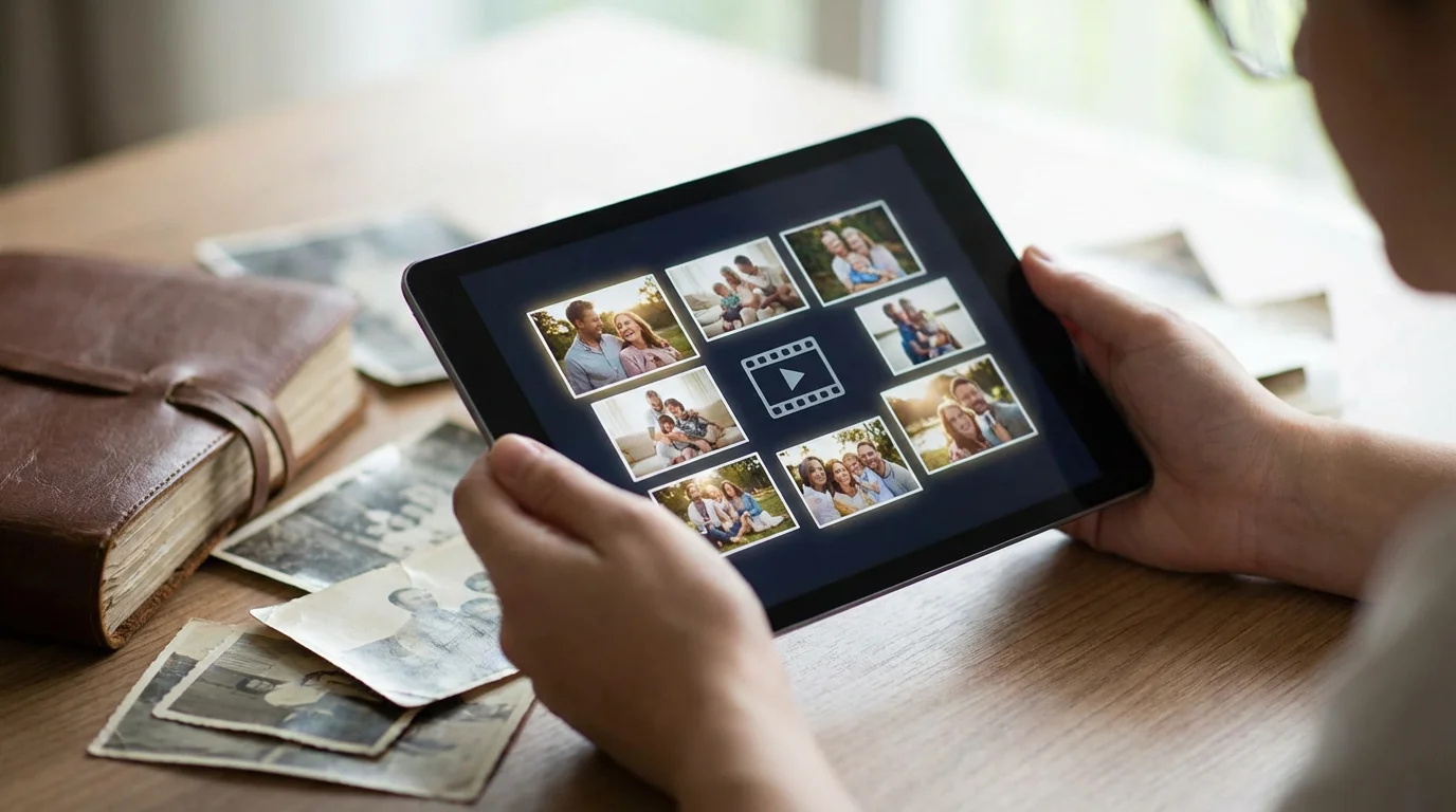 Sharing Photos and Videos: Your Family's Digital Scrapbook illustration