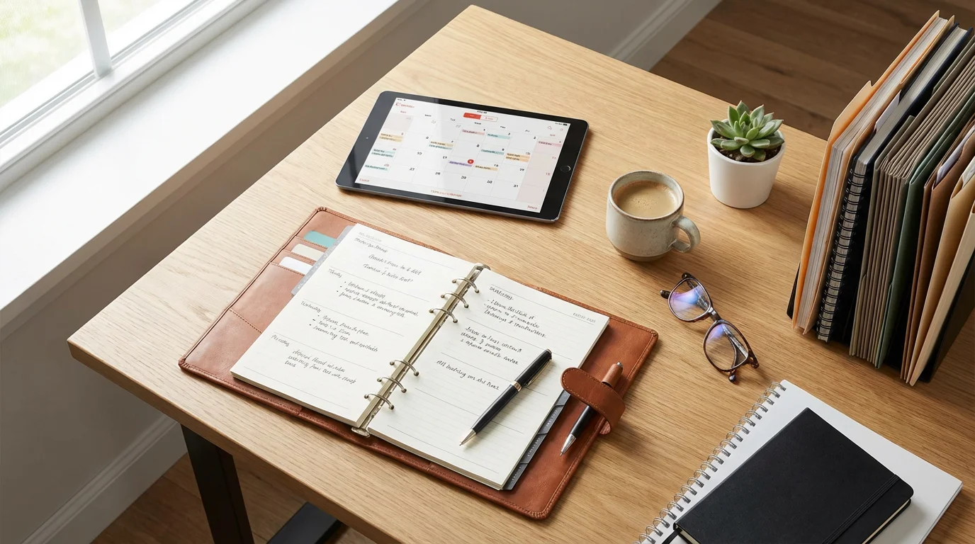 Staying Organized: illustration