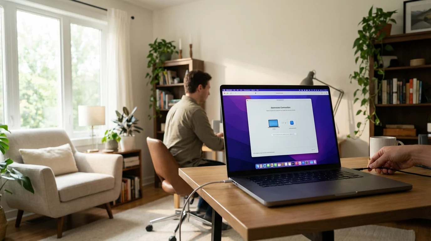 Step 2: Connect via Windows PC illustration