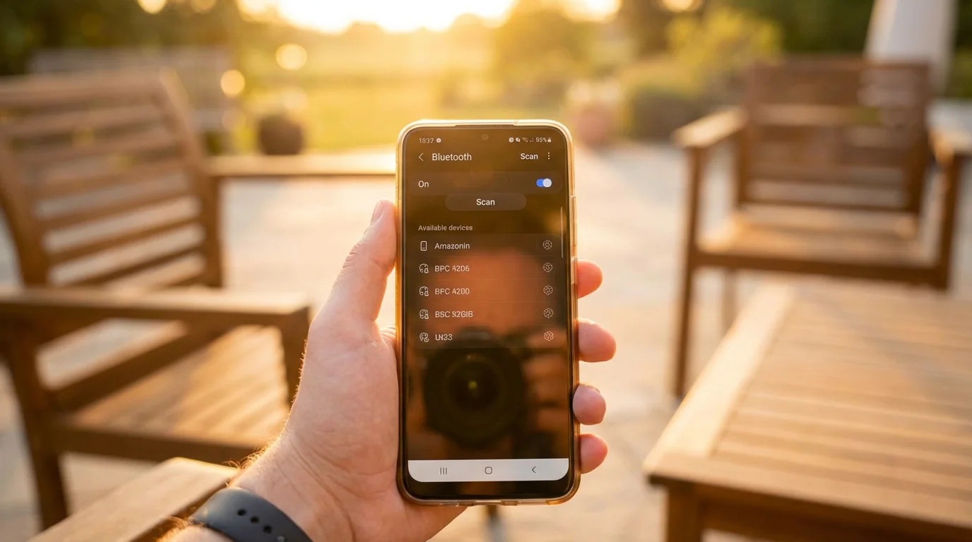 Step 3: Enable Bluetooth on Your Phone and Scan for Devices illustration