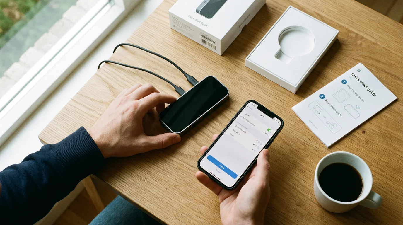 Step 3: Initial Setup and Wi-Fi Connection illustration
