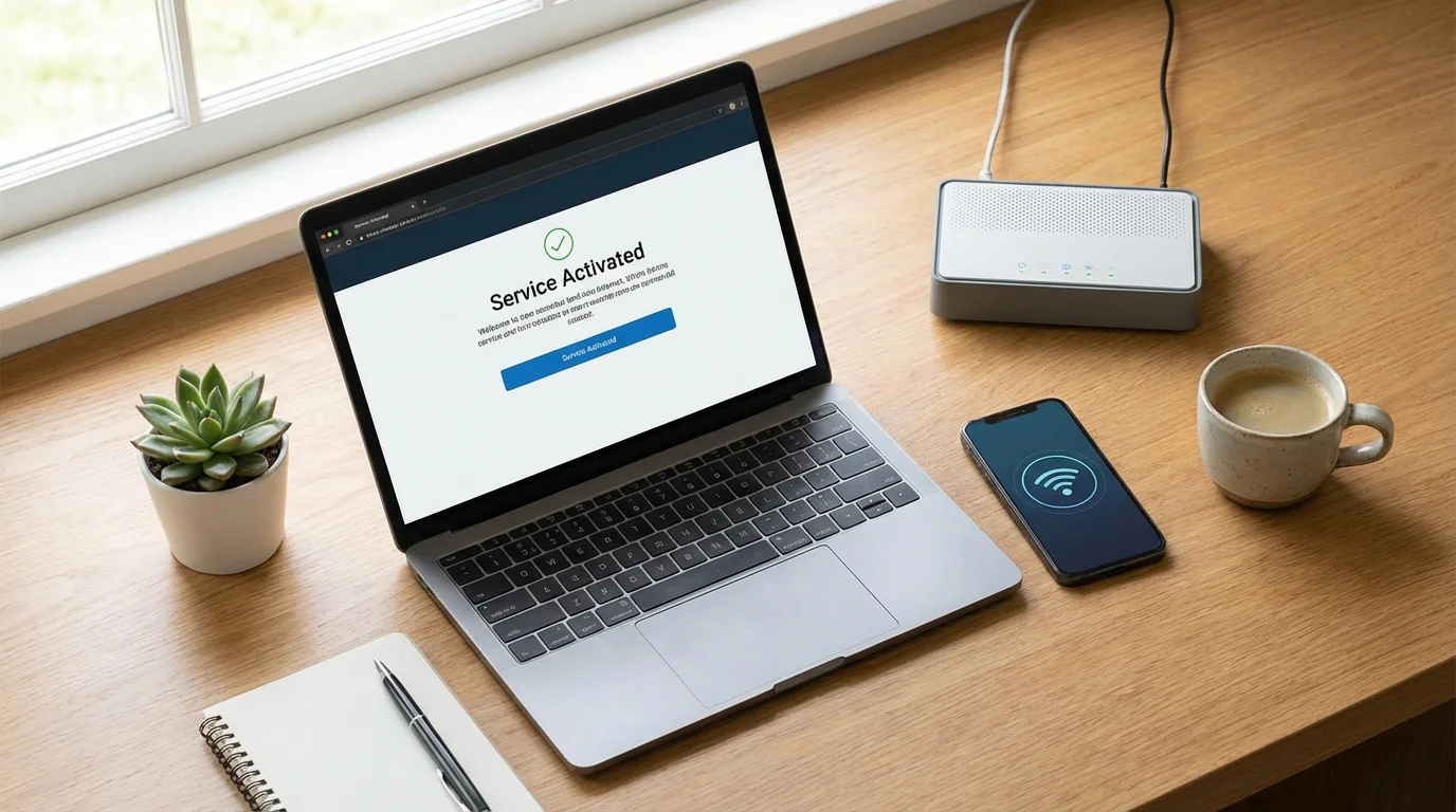 Step 4: Activate Your Service illustration