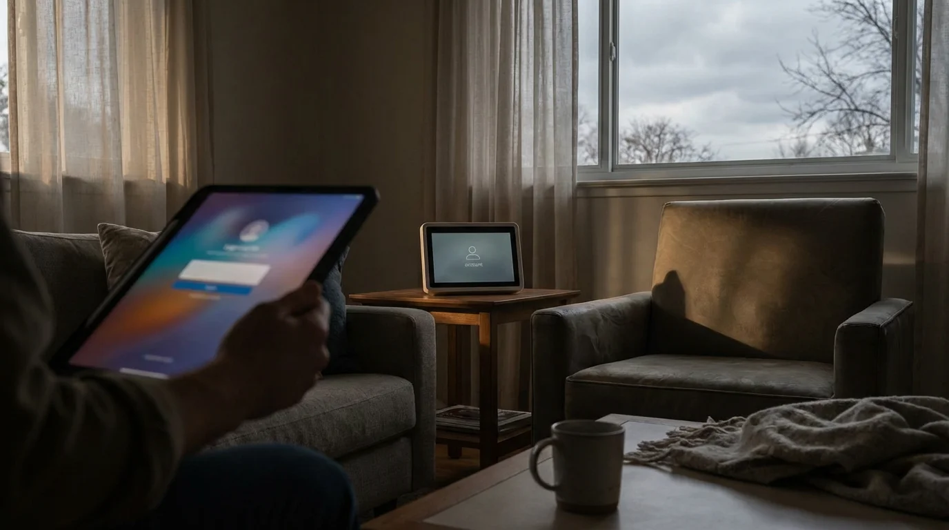 Step 4: Create or Log In to Your Frame Account (for smart frames) illustration