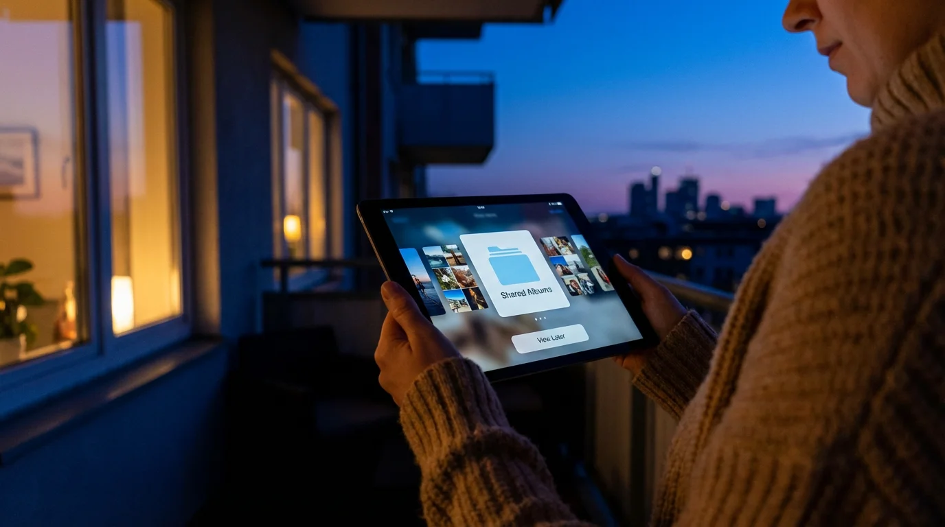 Step 4: Find Shared Albums Later illustration